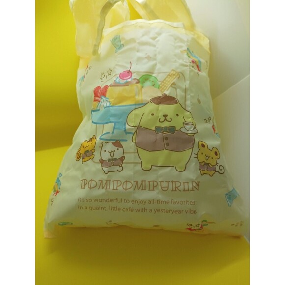Sanrio Pompompurin Eco Reusable Shopping Portable Foldable Tote Bag. - Picture 2 of 8
